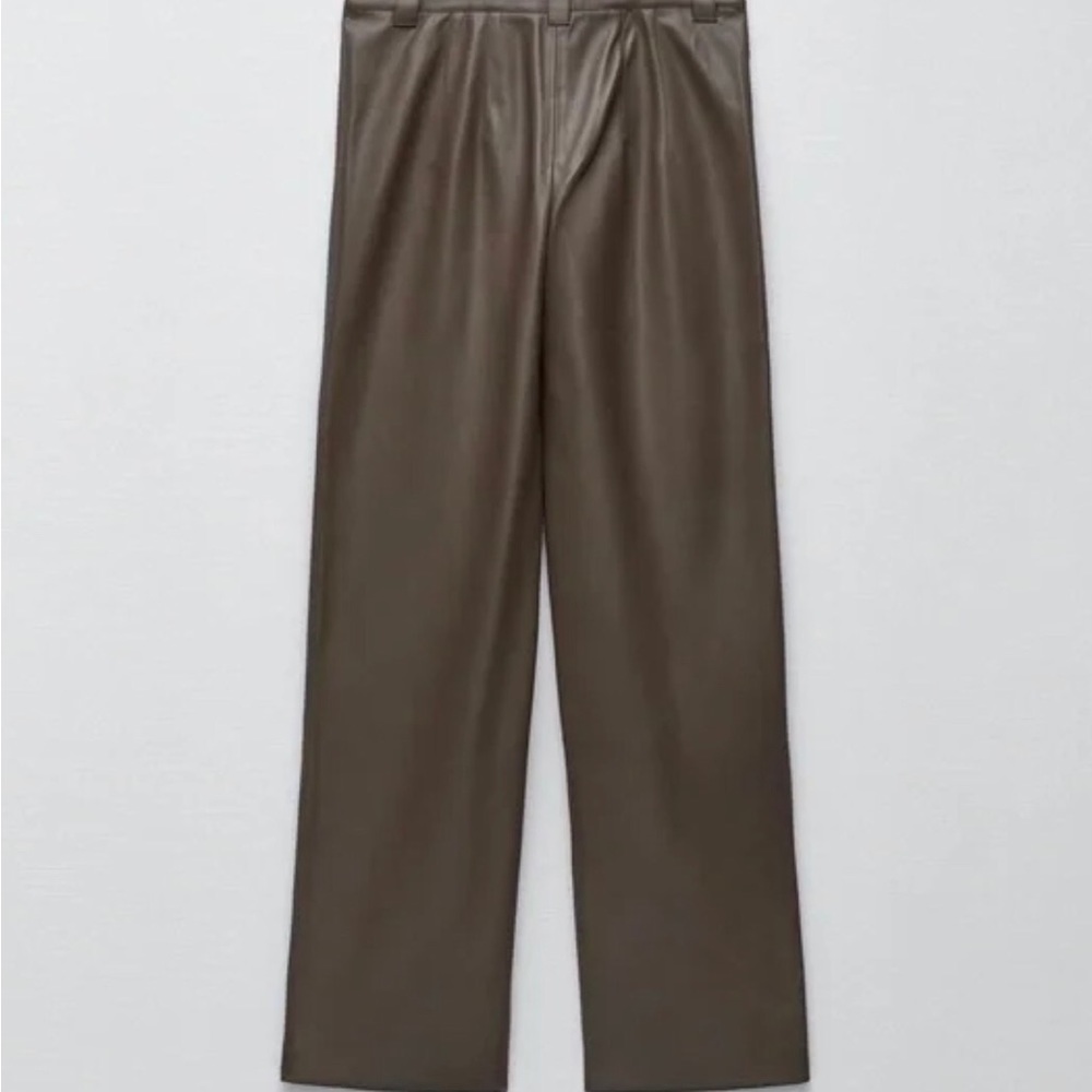 ZARA Faux Leather Pants *Blogger Favorite * - Picture 8 of 13